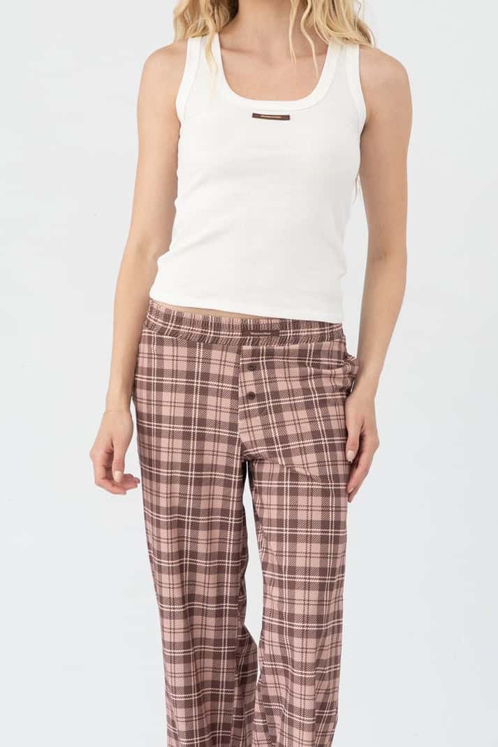 Set Pantalon London Mocha Plaid