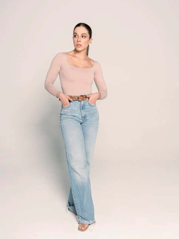 BodySuit Long Sleeve Almond - miniatura 3