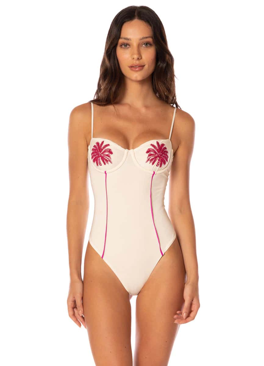 Maaji Tropical Haven Camelia Cheeky Cut Underwire One Piece