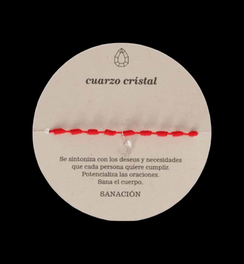 Pulsera de Cuarzo Cristal