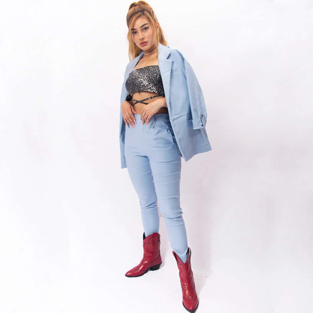 Total Look Baby Blue