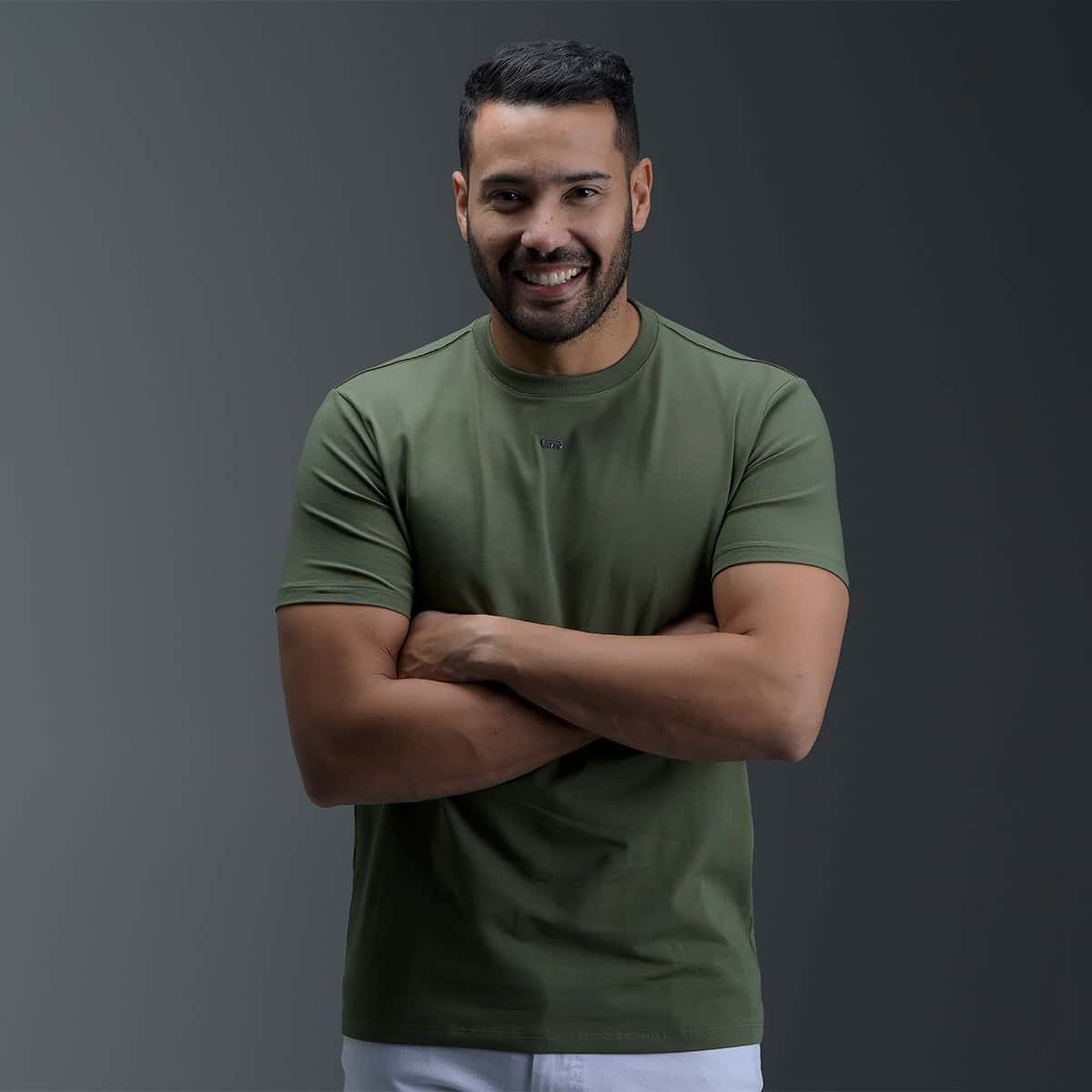 Camiseta Slim Verde