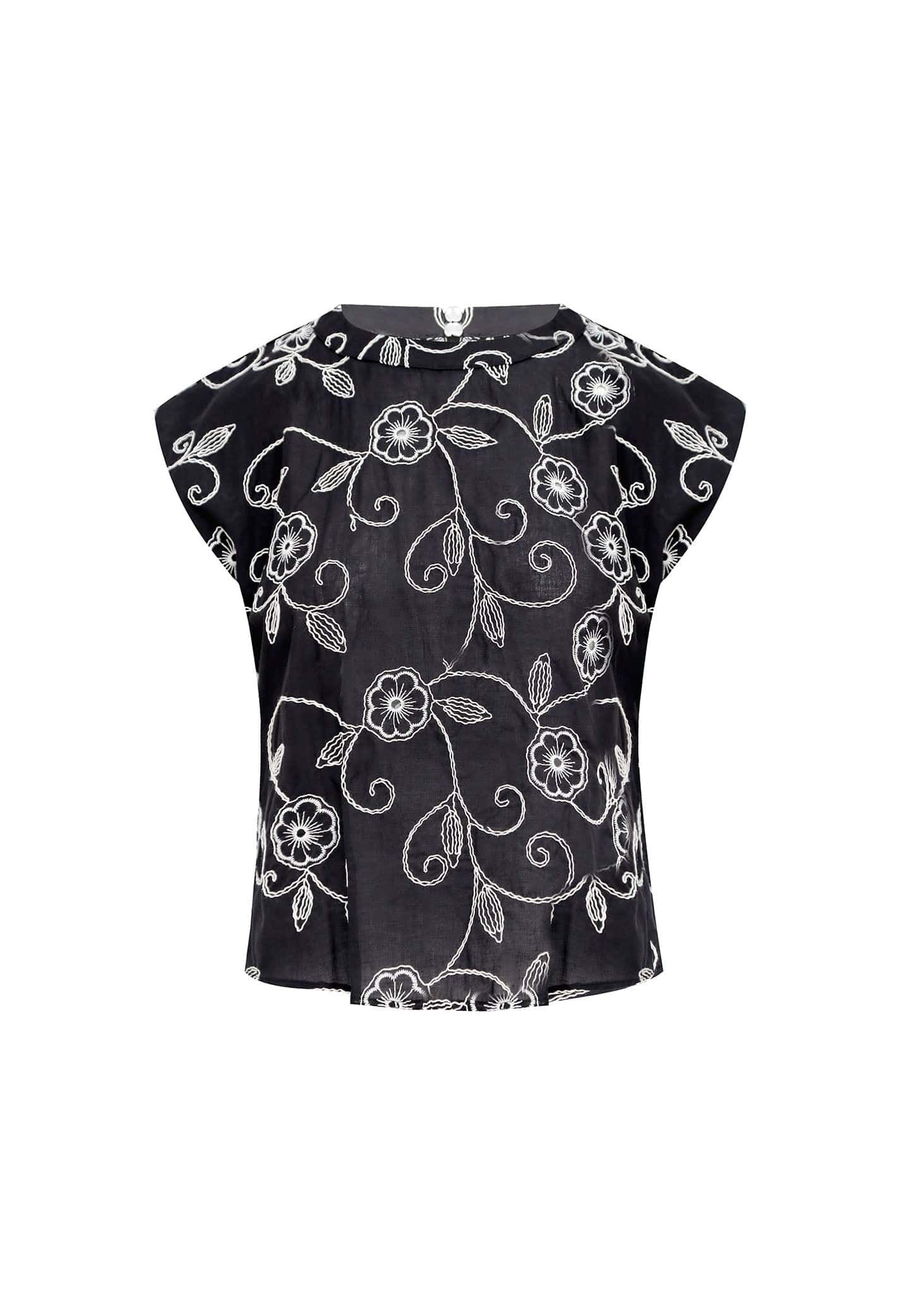 Blusa Noir Bordado