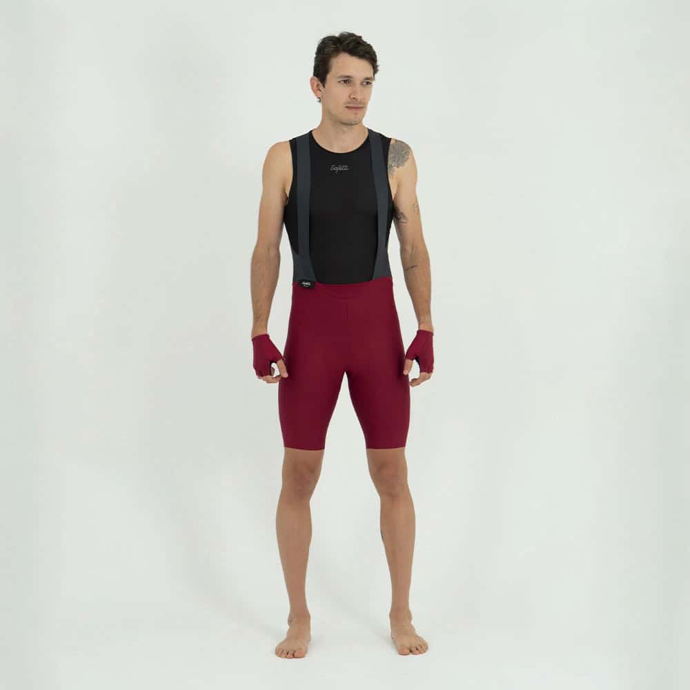 PANTALONETA CICLISMO TOSCANA 2.0 TERRACOTA PARA HOMBRE - miniatura 1