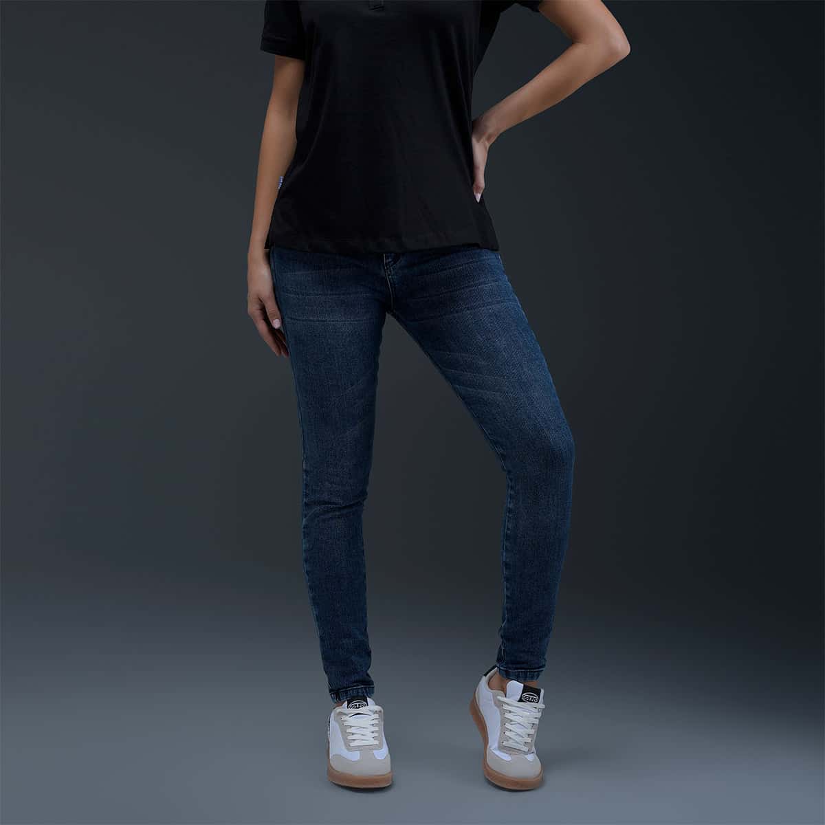 Jeans Azul Skinny Mujer