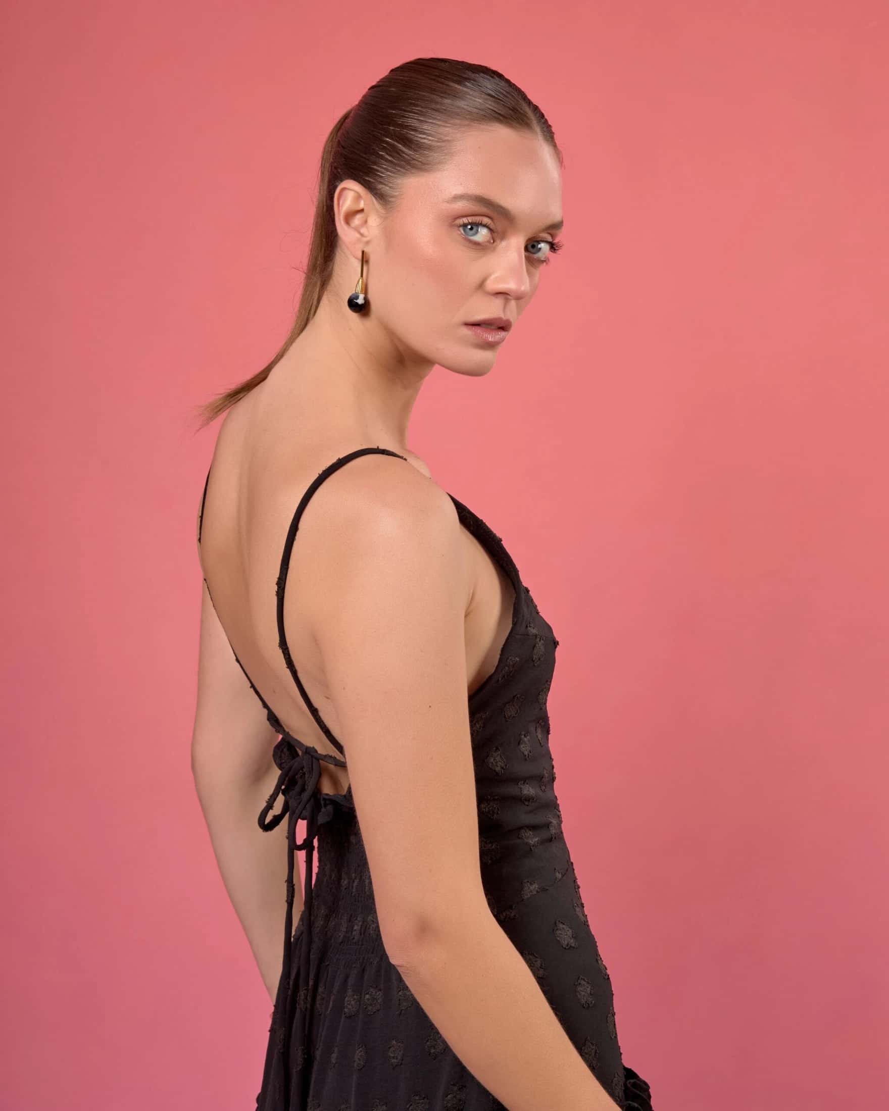 Vestido Alejandrita Negro - miniatura 5