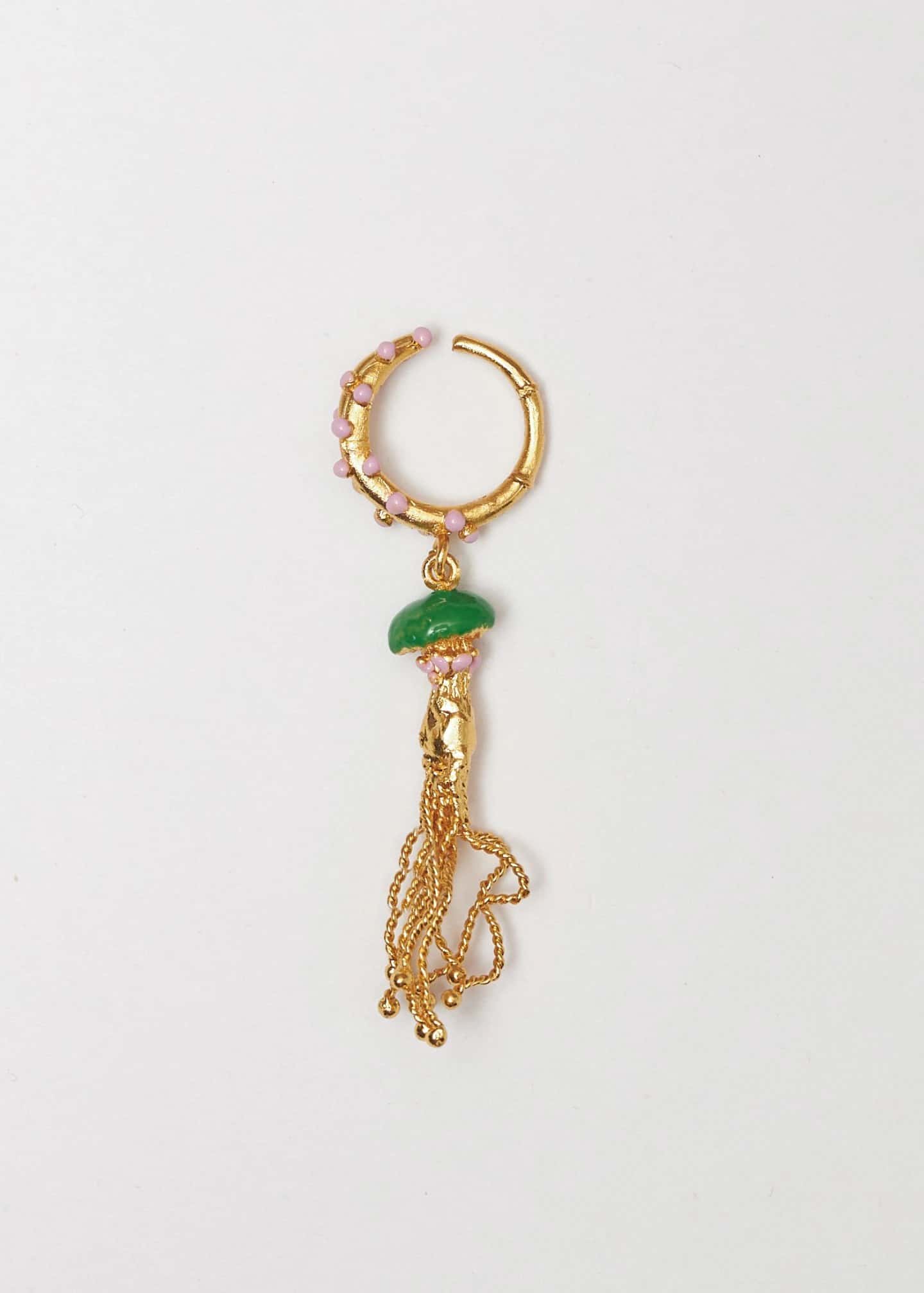 Earcuff Micelios verde - miniatura 1