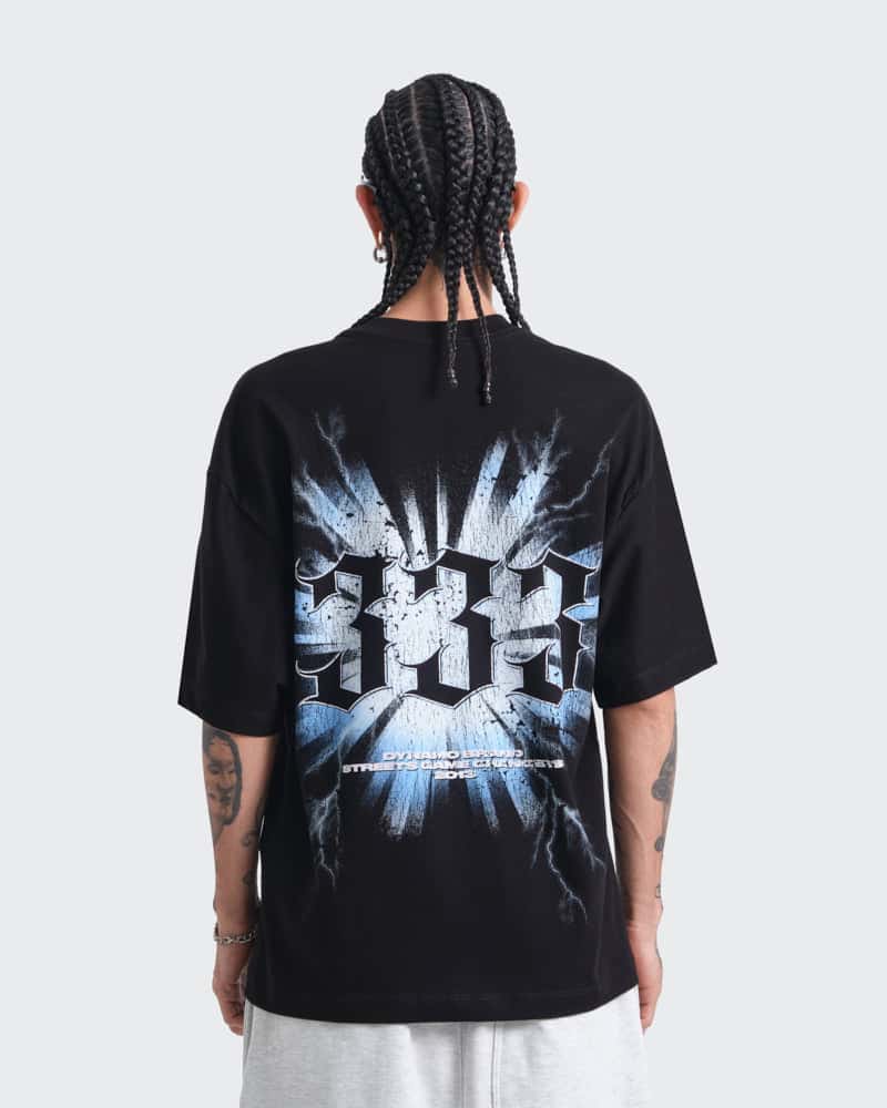 Camiseta Negra Oversize Panther - miniatura 2