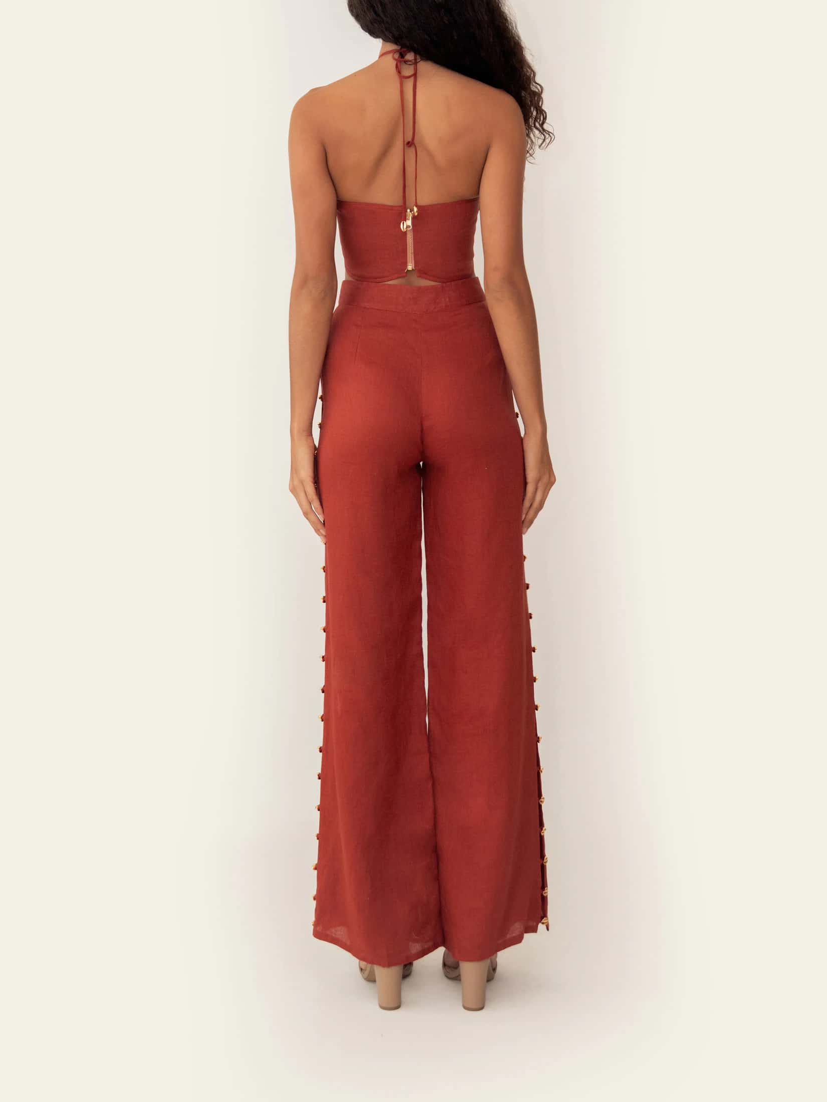 LYDIA PANT SUNSET ORANGE - miniatura 5