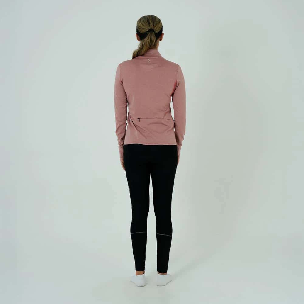 CAMISETA RUNNING MANGA LARGA ACTIVE ROSE PARA MUJER - miniatura 2