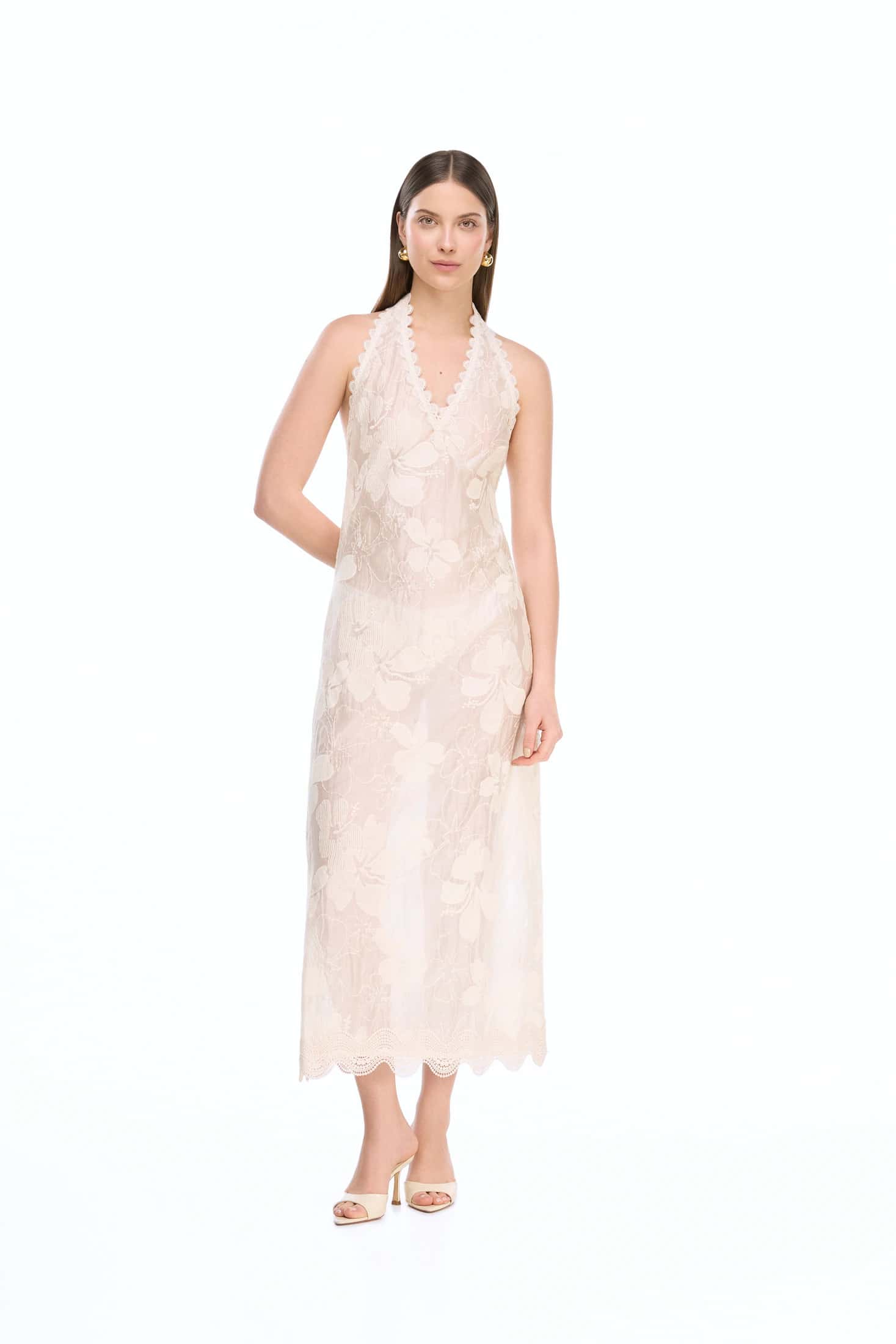 INDIRA MAXI DRESS CREAM