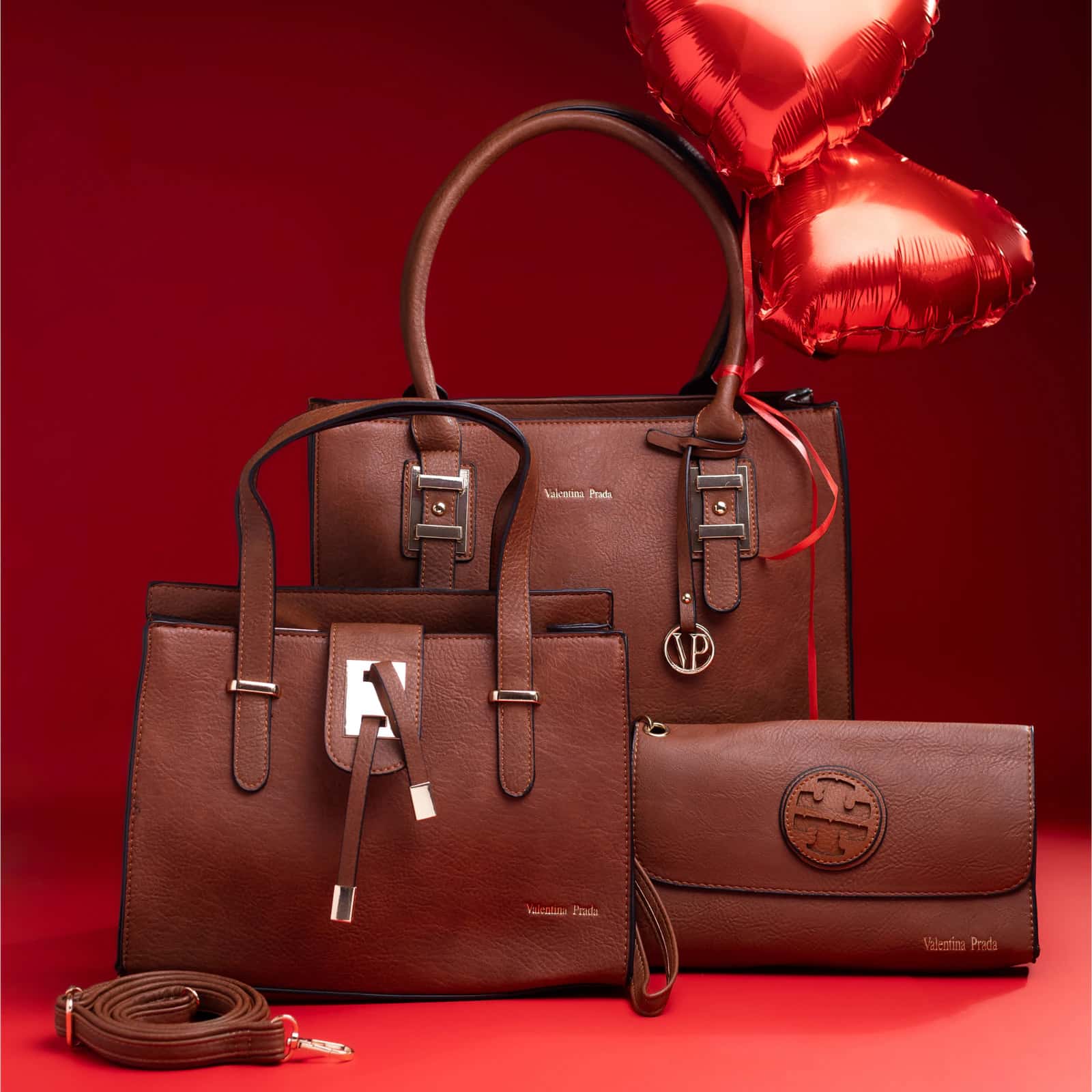 Set De 3 cartera 9012