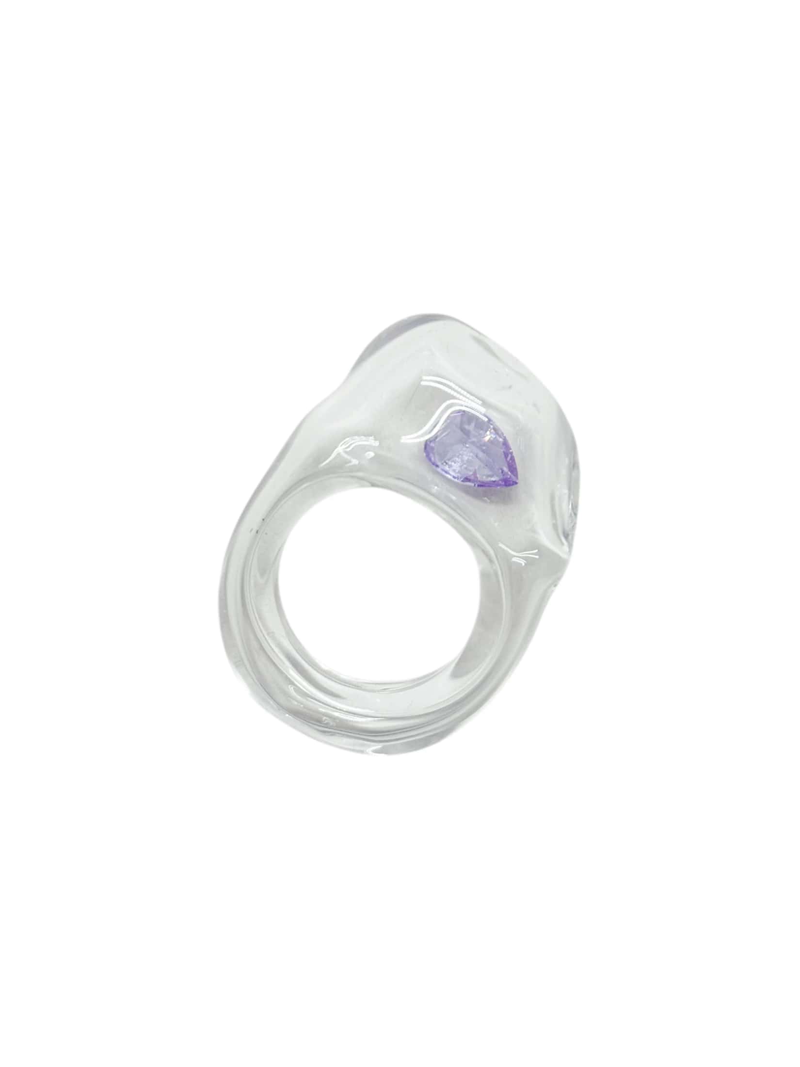 anillo vidrio zircón - miniatura 10
