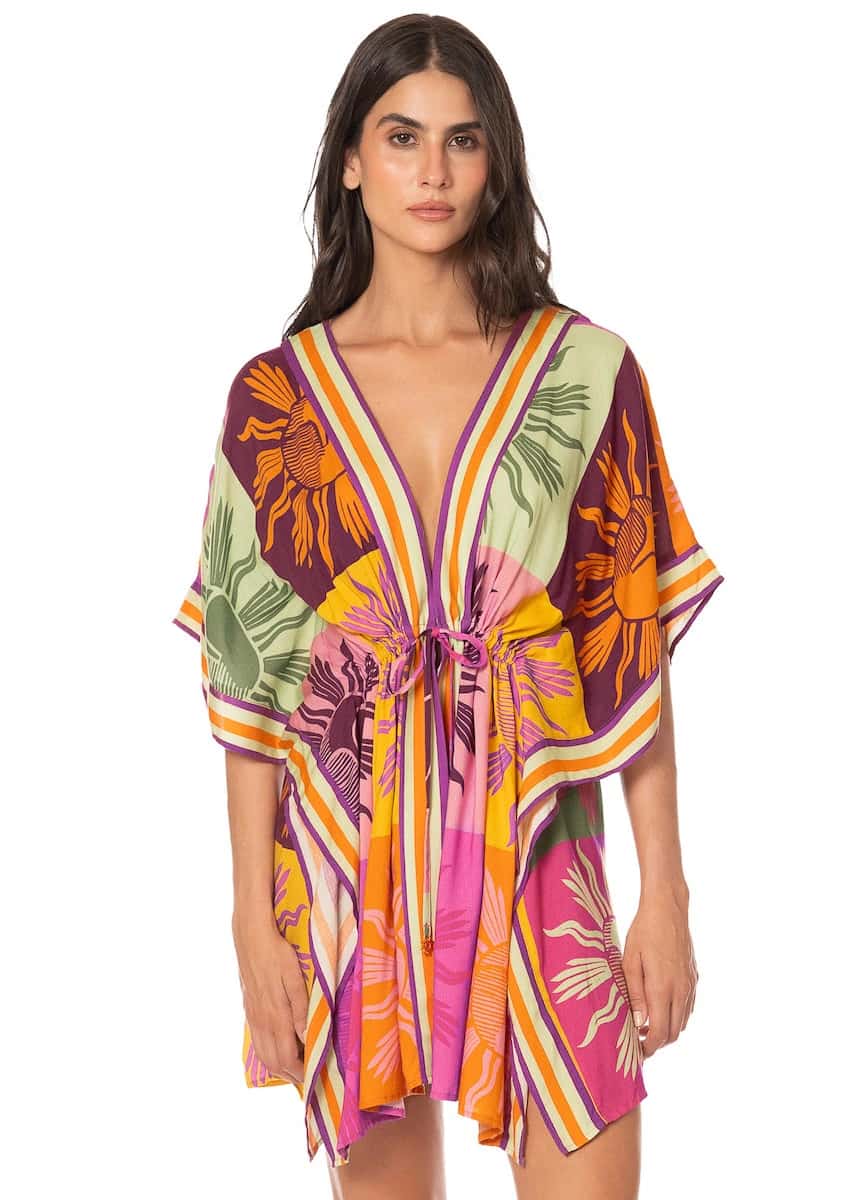 Maaji Patch Play Vanilla Kaftan