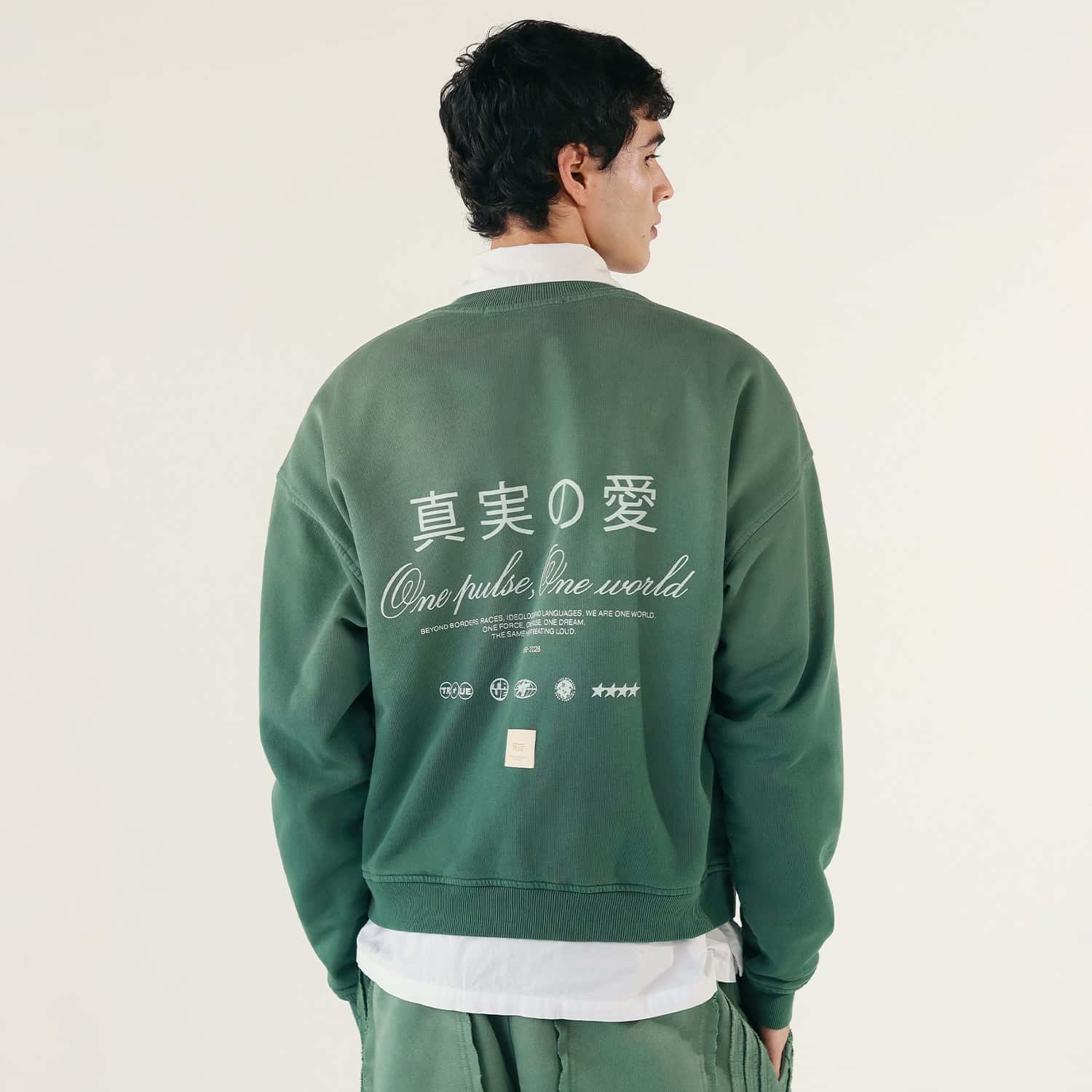 One Pulse Crewneck - Gradient Green - miniatura 2