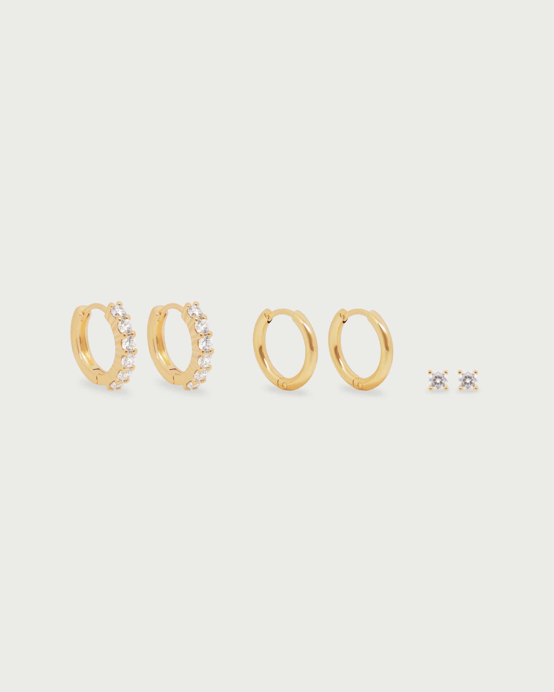 Set X3 Aretes Clásico Brillante