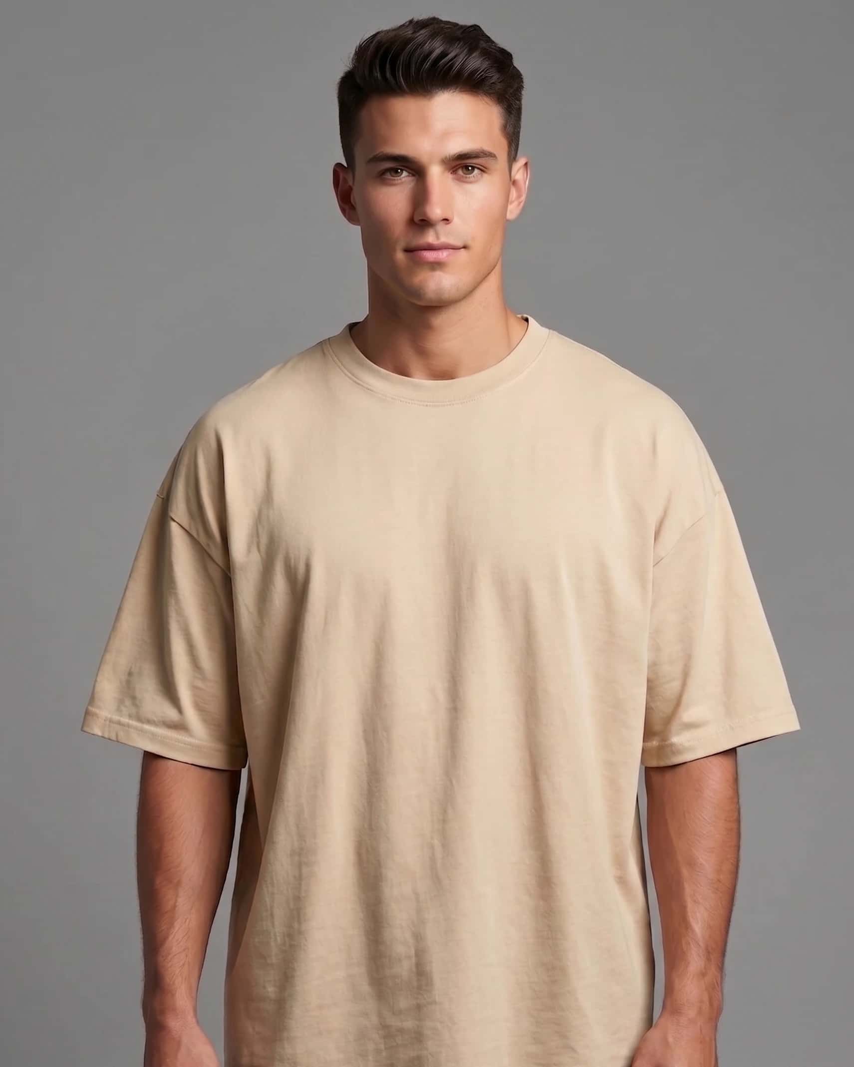 Camiseta Fist Basica Premium Stretch Beige