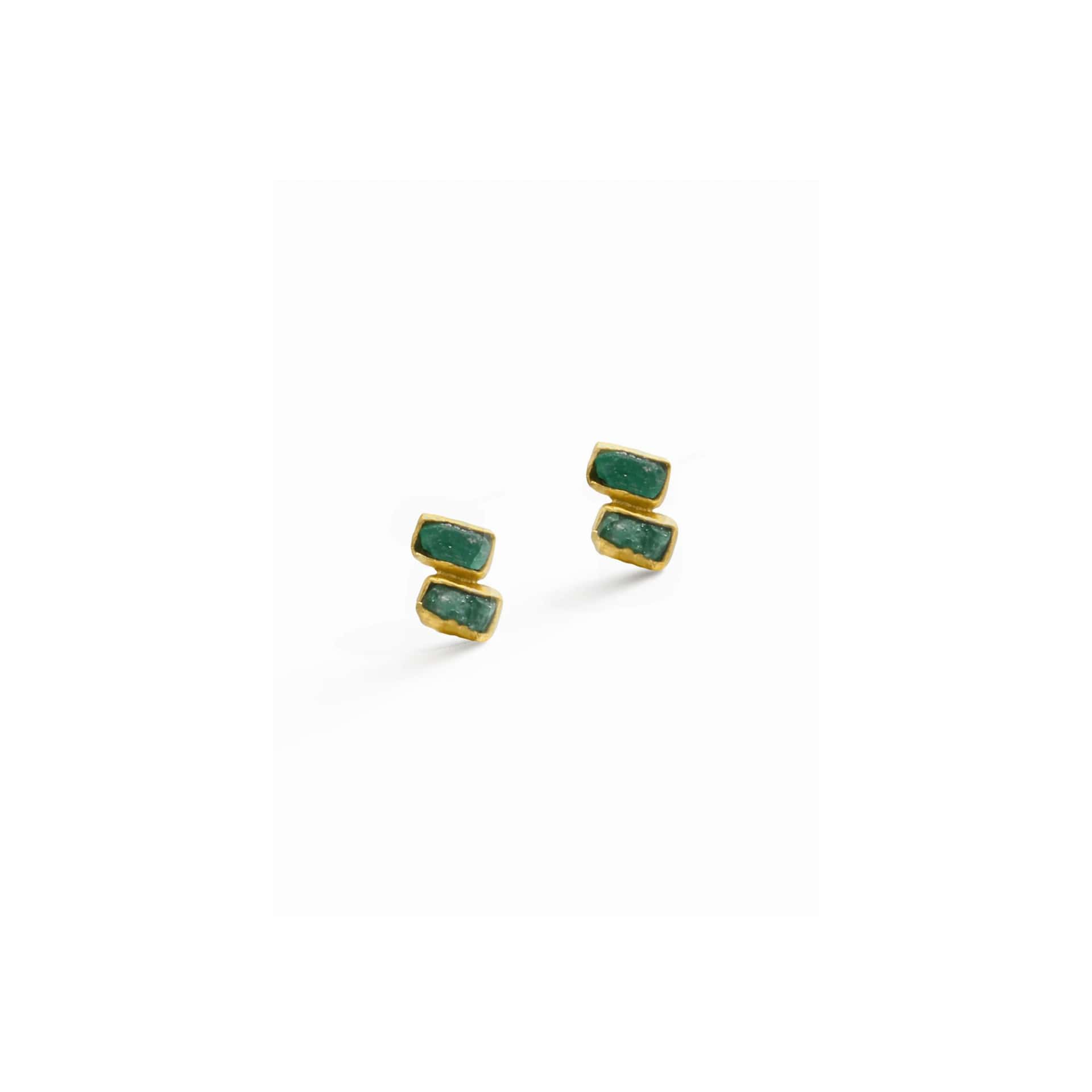 ARETES MAYA 2 PIEDRAS