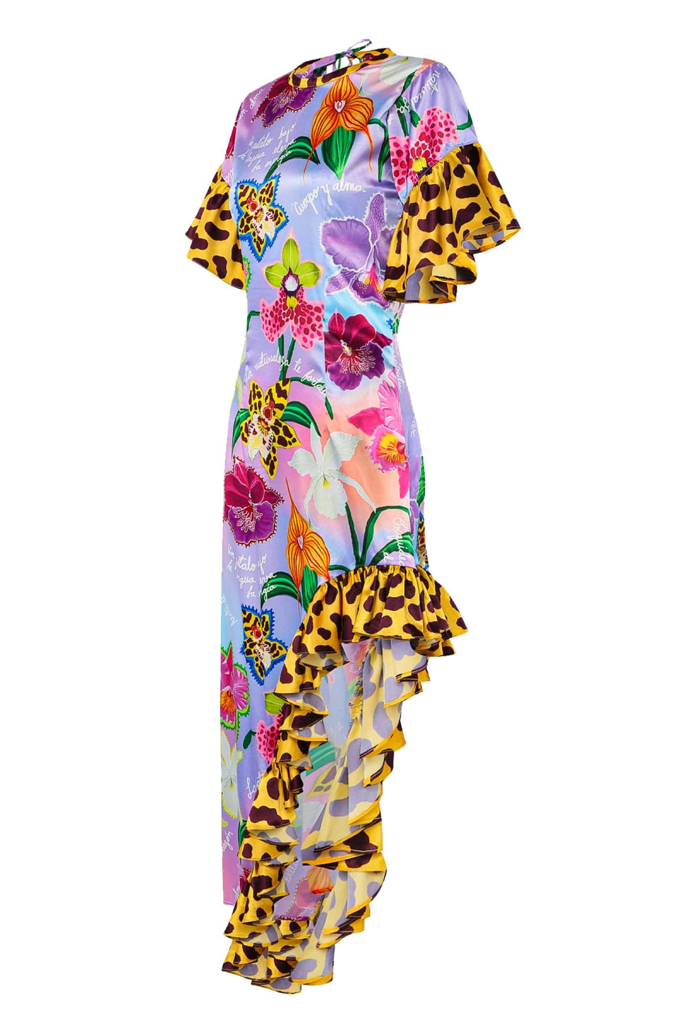 Vestido con doble frente  / Ilustración Alma Bella