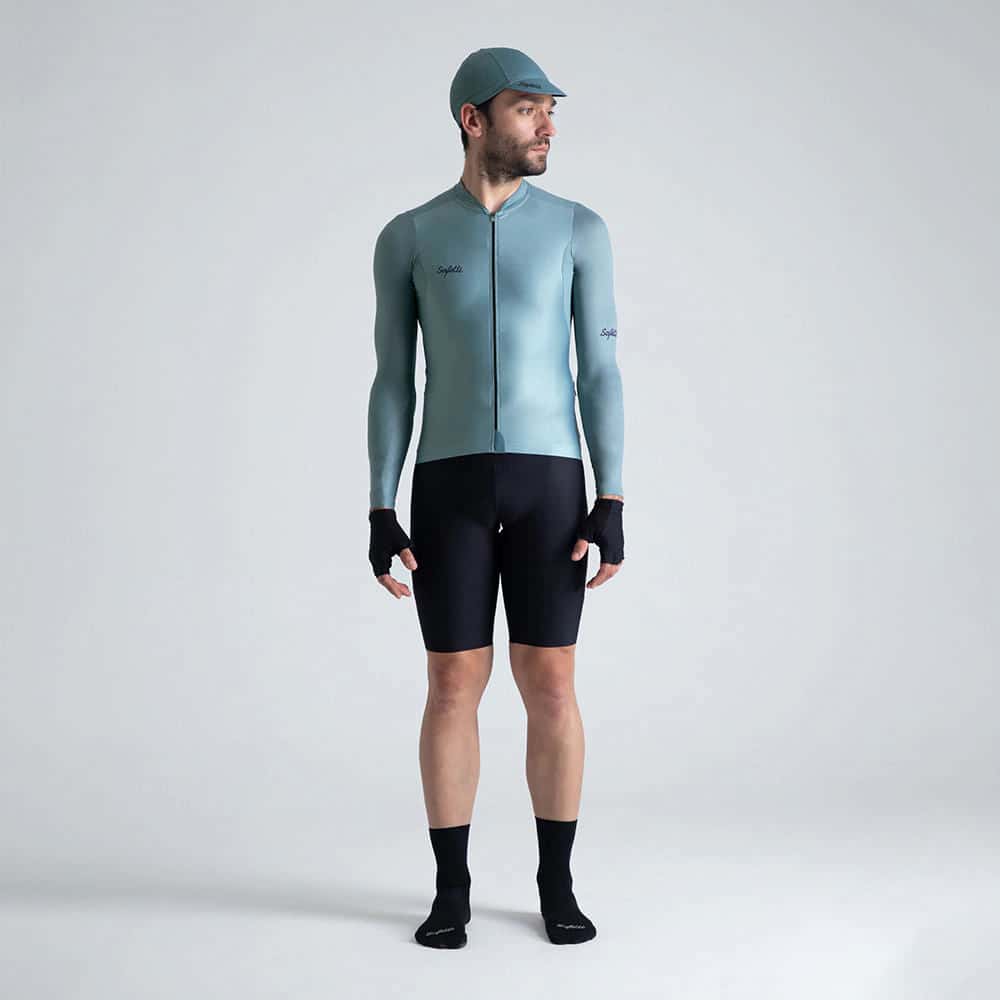 CAMISA CICLISMO MANGA LARGA ADATTO PARA HOMBRE - miniatura 1