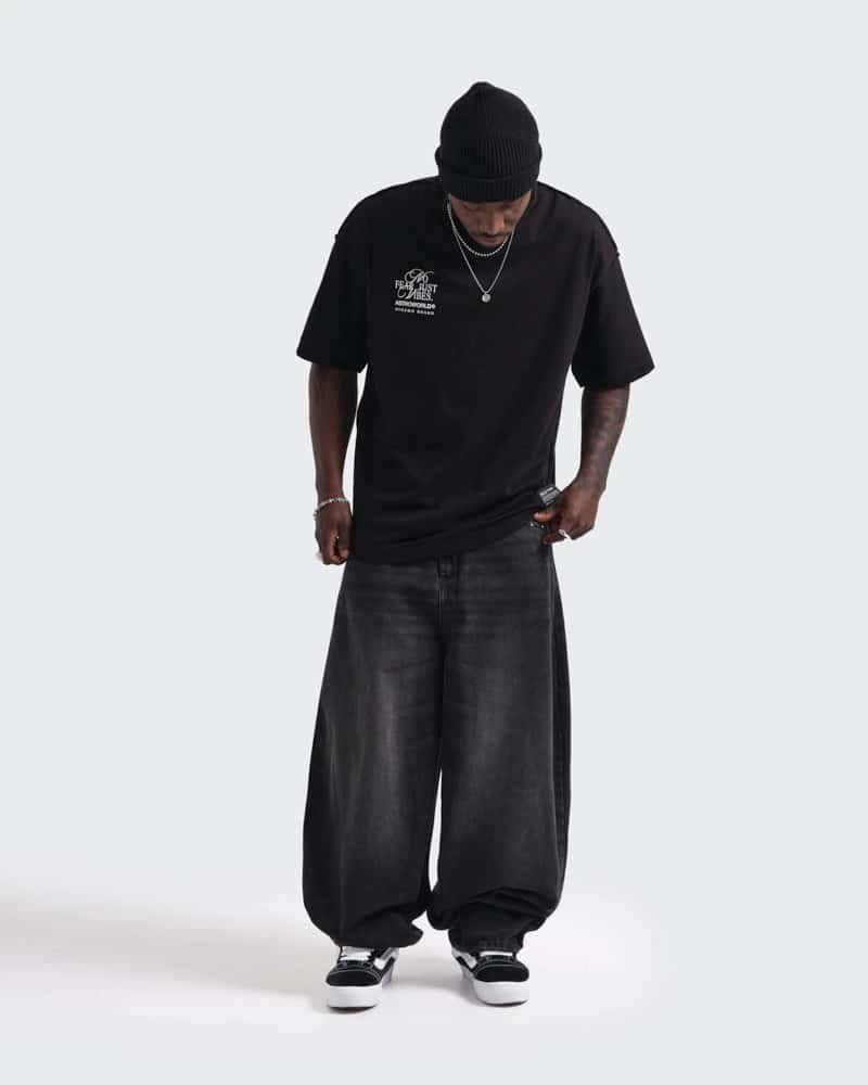 Camiseta Negra Oversize Night Vision - miniatura 8