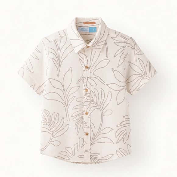 CAMISA MC ESTAMPADA NINO