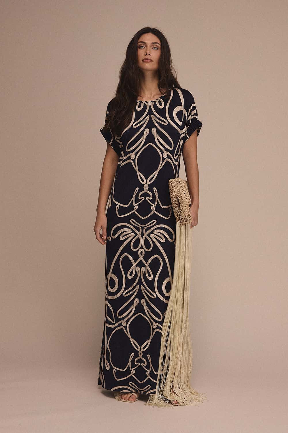 Vestido Rosedal azul Navy