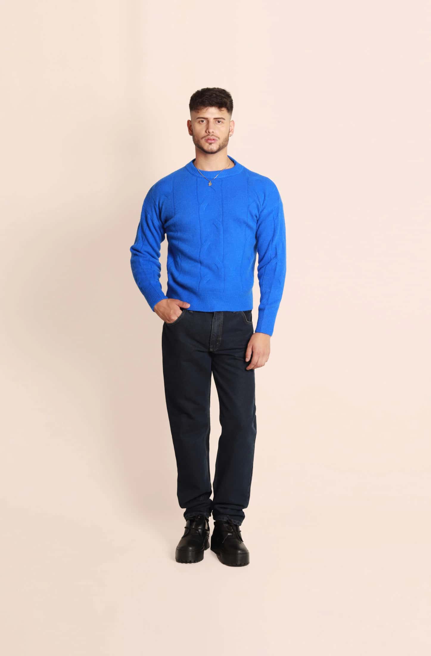 The Winter Blue Sweater