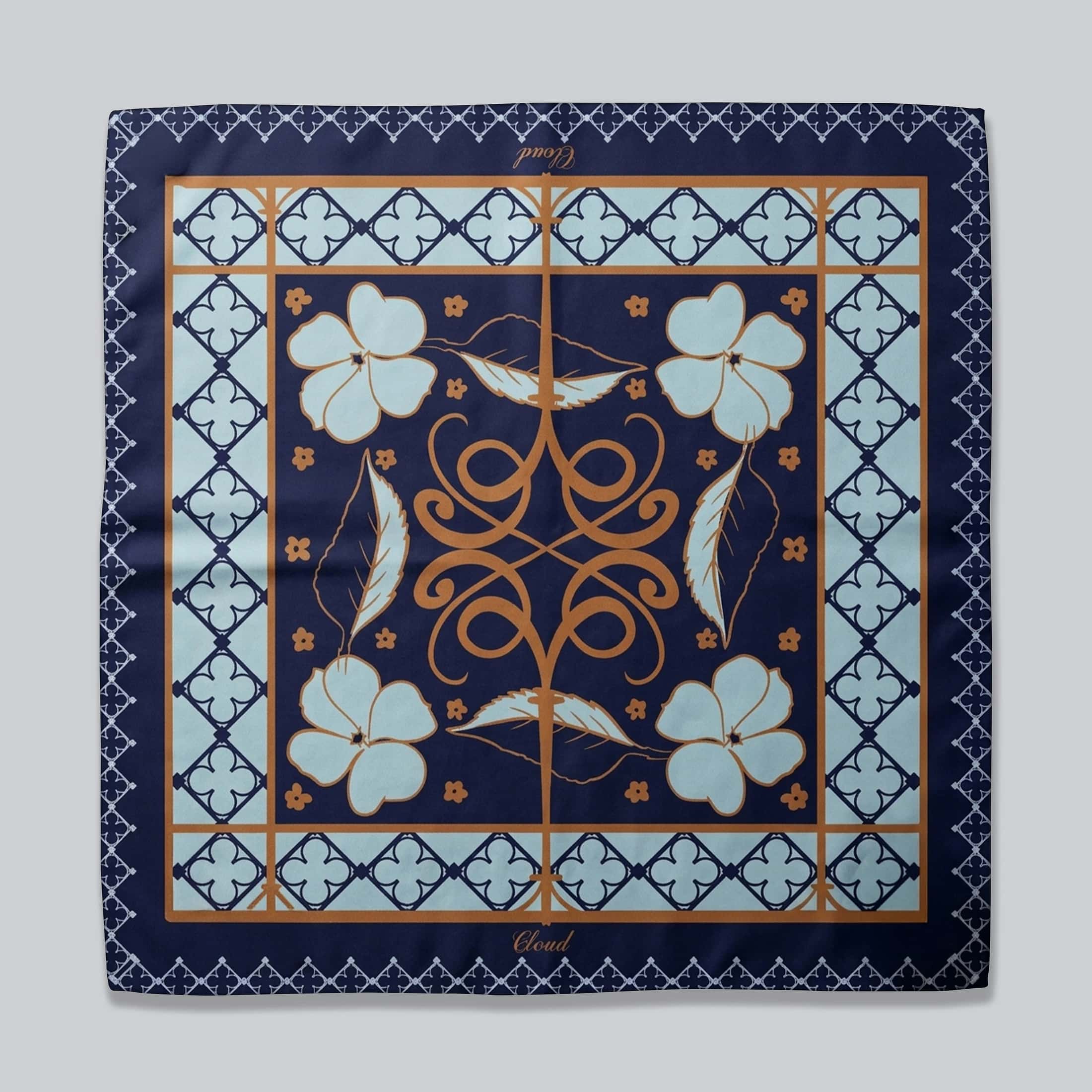 Pañoleta Antejardin azul