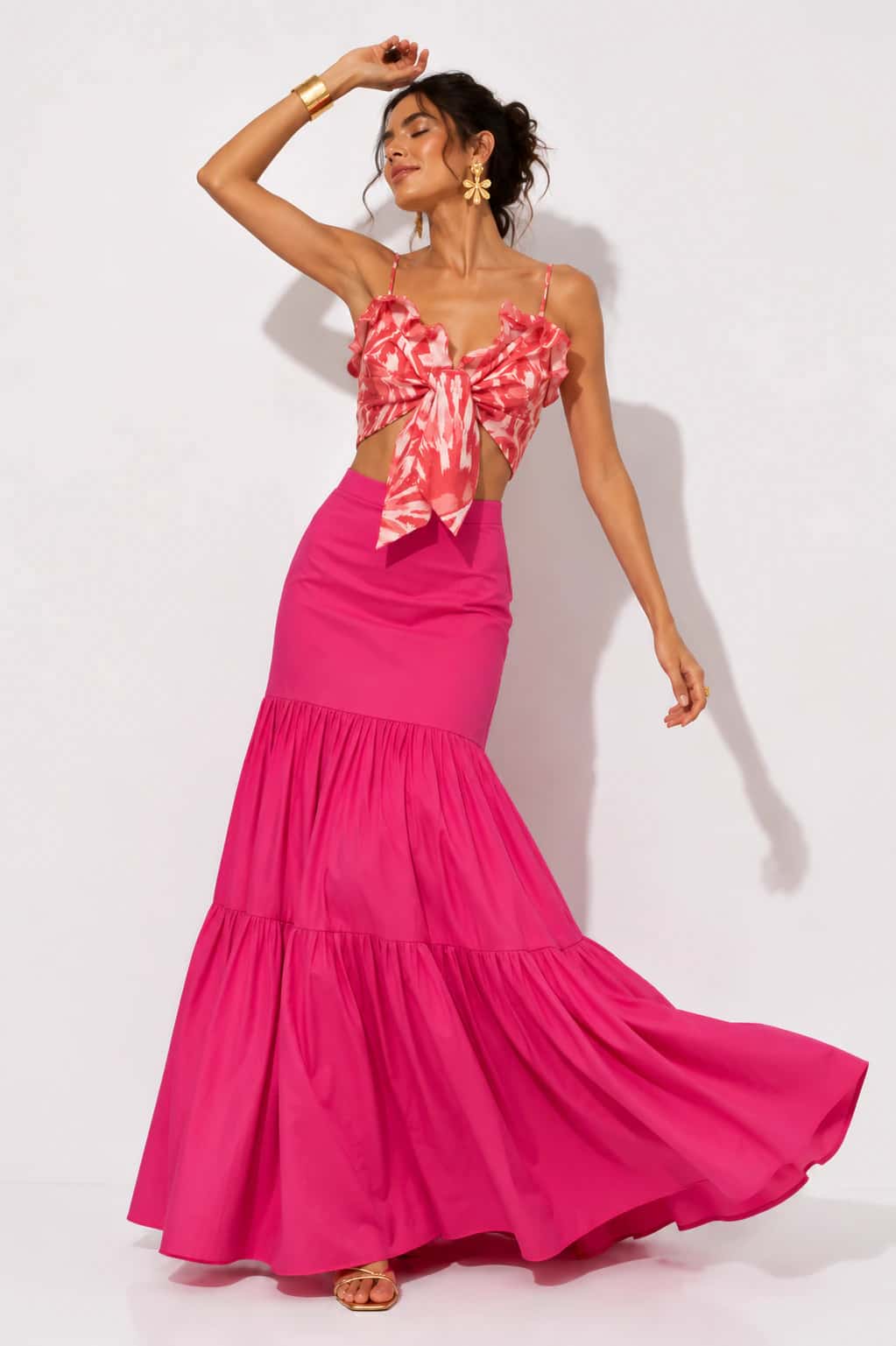 Top Farid Tortuga Carey Fucsia - miniatura 2