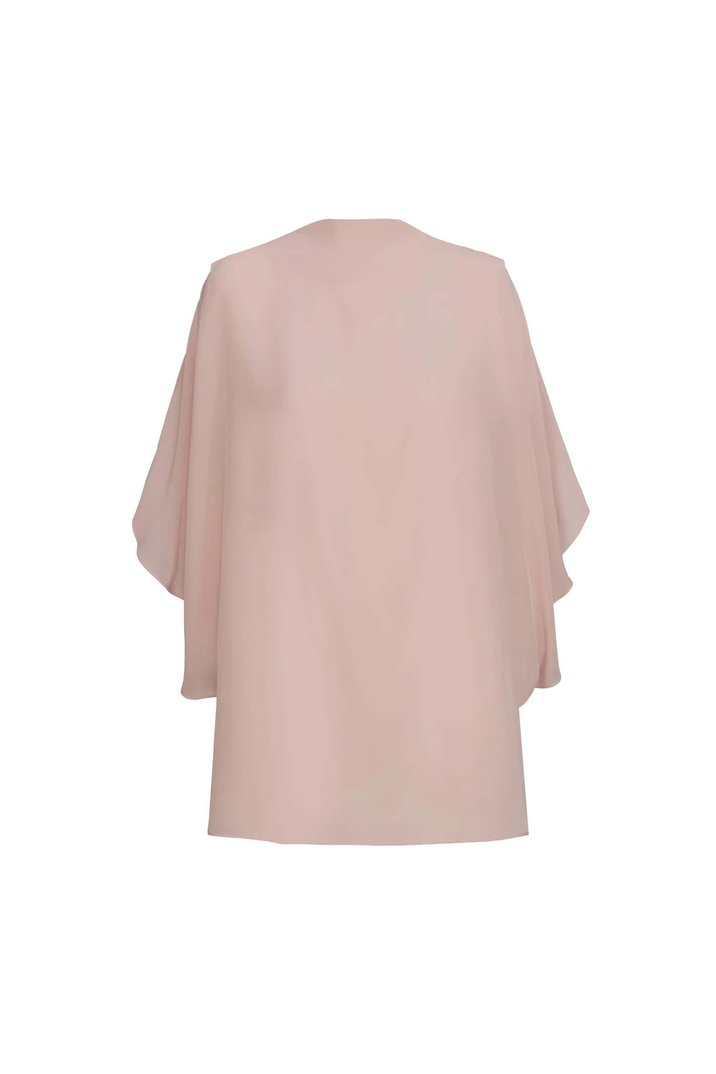 Manzanares Crepe Chine Blouse Exclusive / Dust Pink