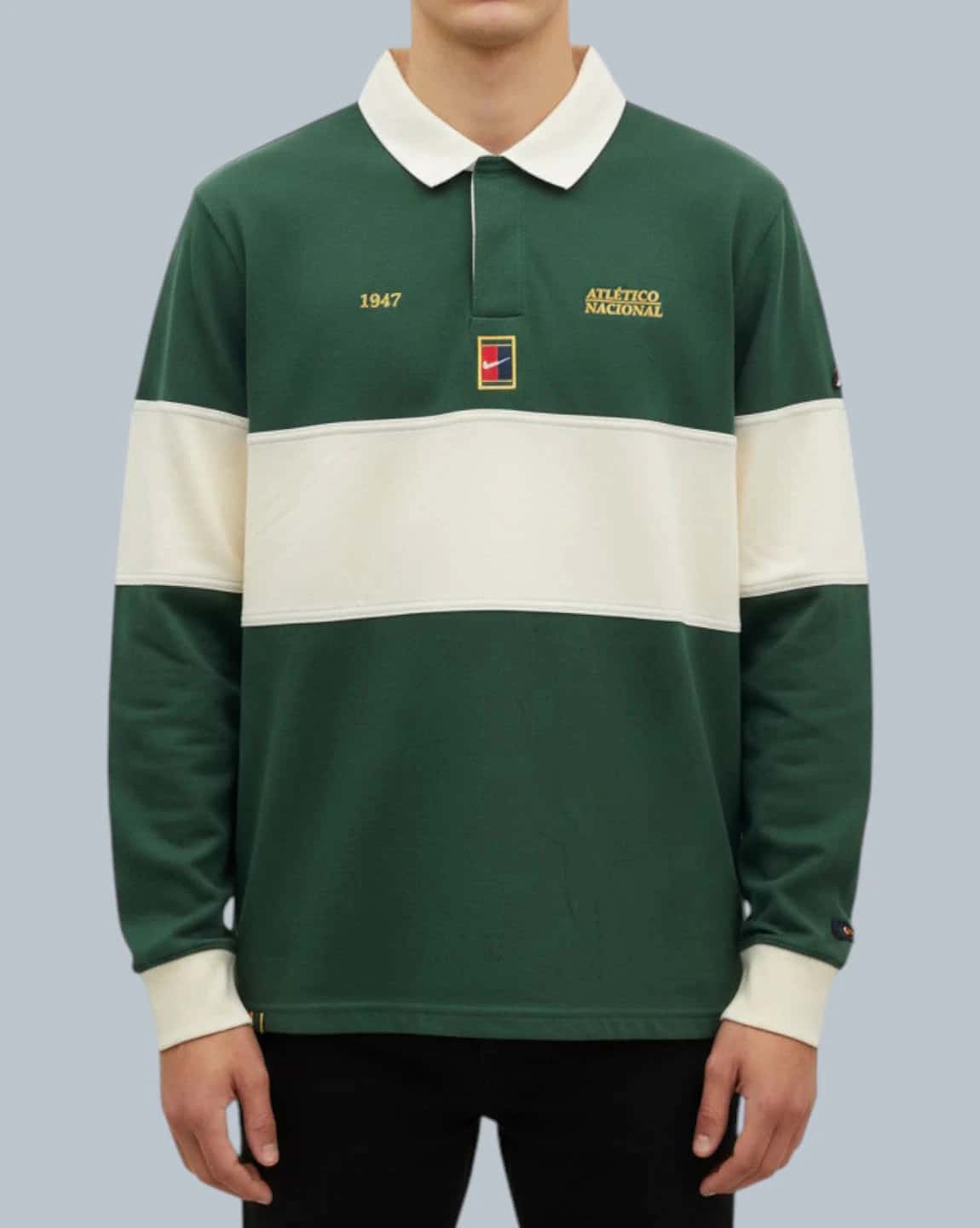 POLO VERDE MANGA LARGA HOMBRE NIKE