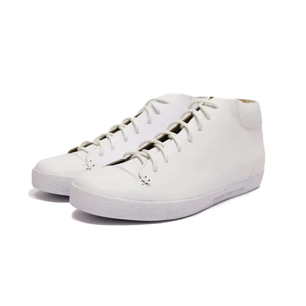 Botines Para Hombre Basil en Cuero Blanco