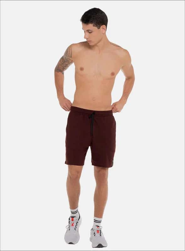 PANTALONETA DEPORTIVA EN TELA BURDA CON BOLSILLOS - PRECIO ESPECIAL