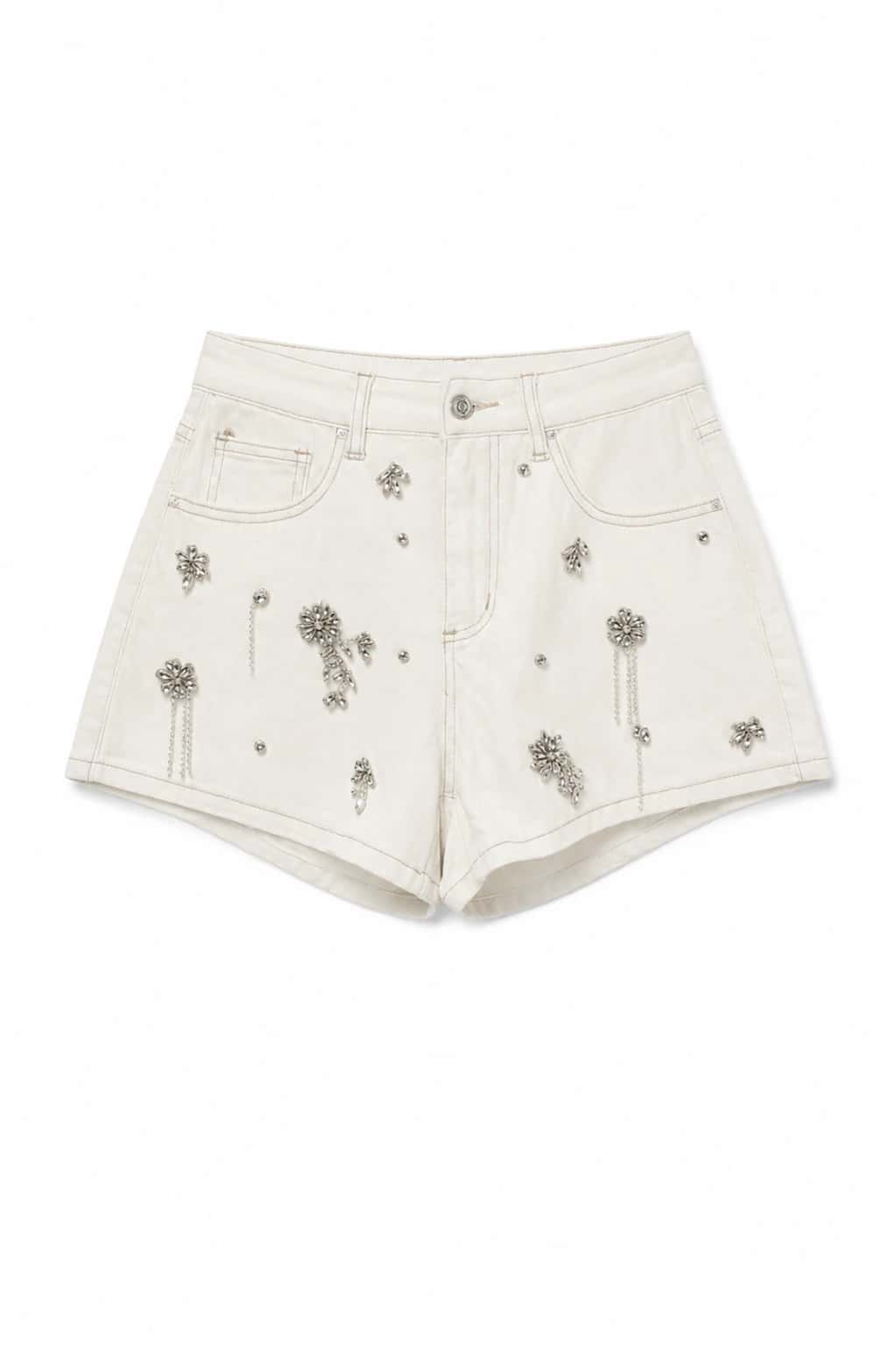 WHITE CRYSTAL SHORT