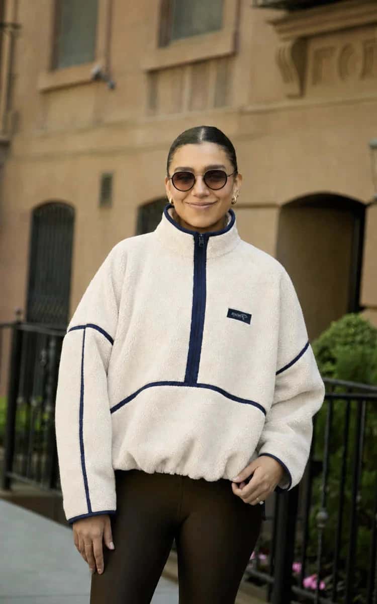 SACO OVEJERO BOXY CREMA - UNISEX