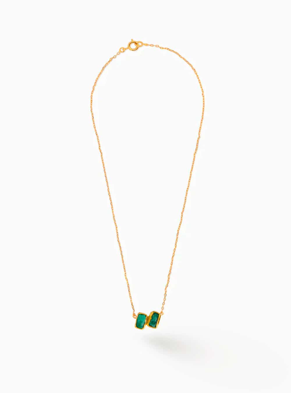 Maya 2 Stone Necklace