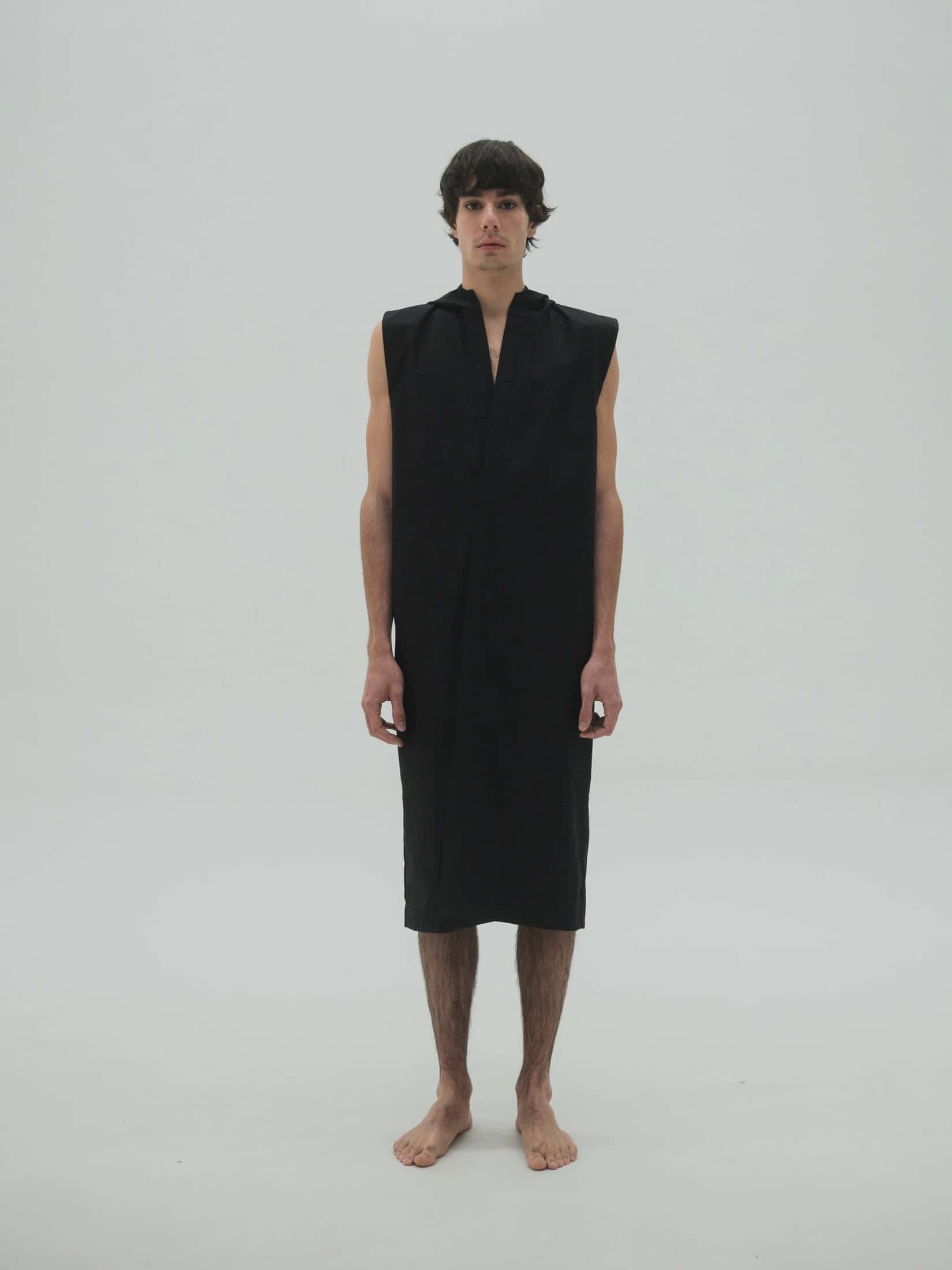 Hooded shirt-dress Men - miniatura 5