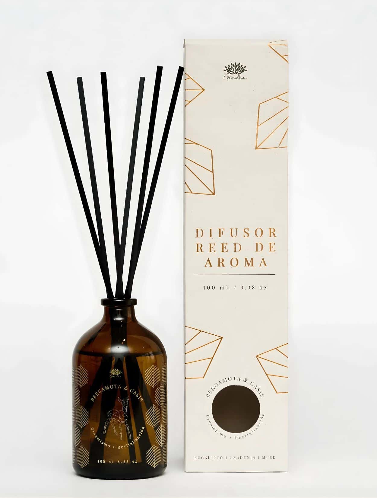 DIFUSOR REED BERGAMOTA & CASIS 100 ML - miniatura 1