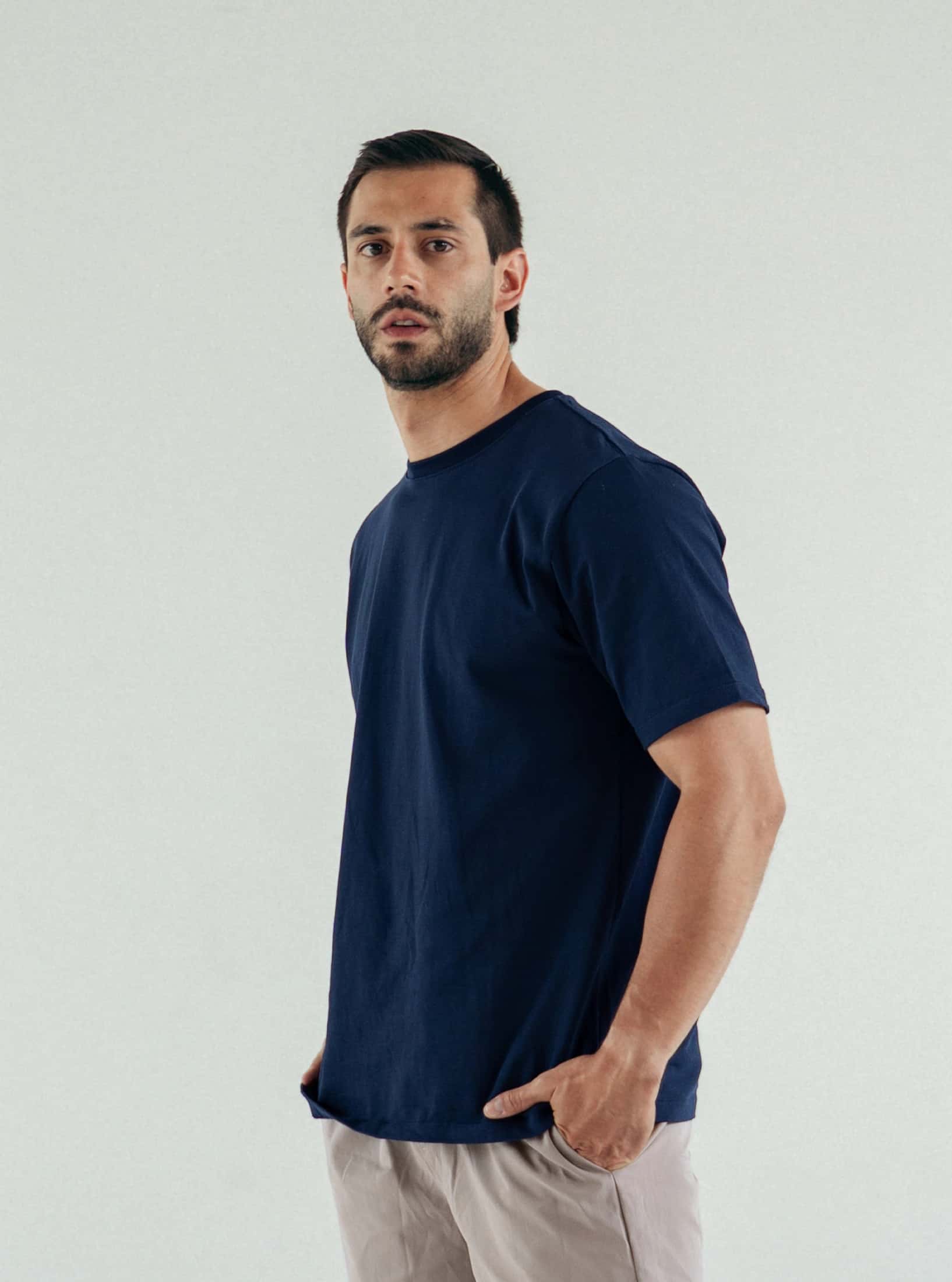 Camiseta Hombre Regular Fit - Navy