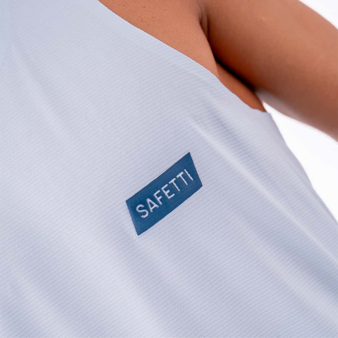CAMISETA RUNNING MANGA SISA LEVIT AZUL CLARO PARA HOMBRE - miniatura 4