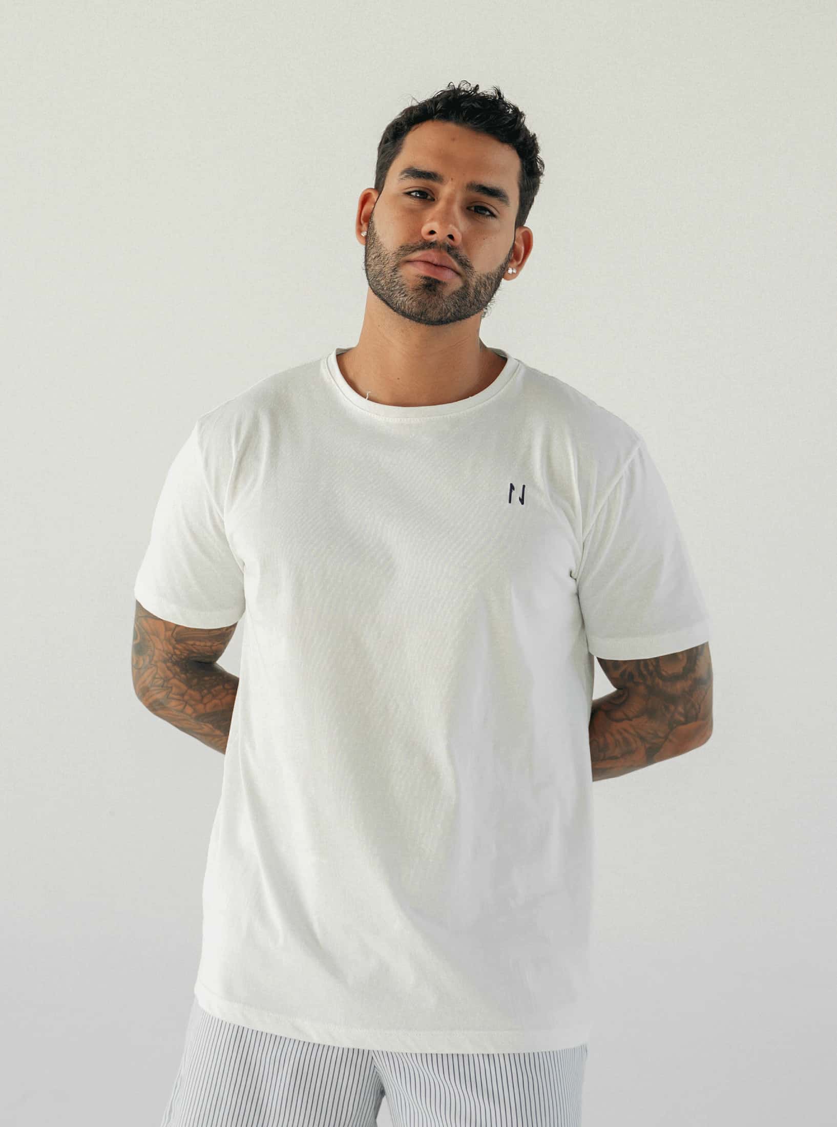 Cotton Tee Hombre - Marfil