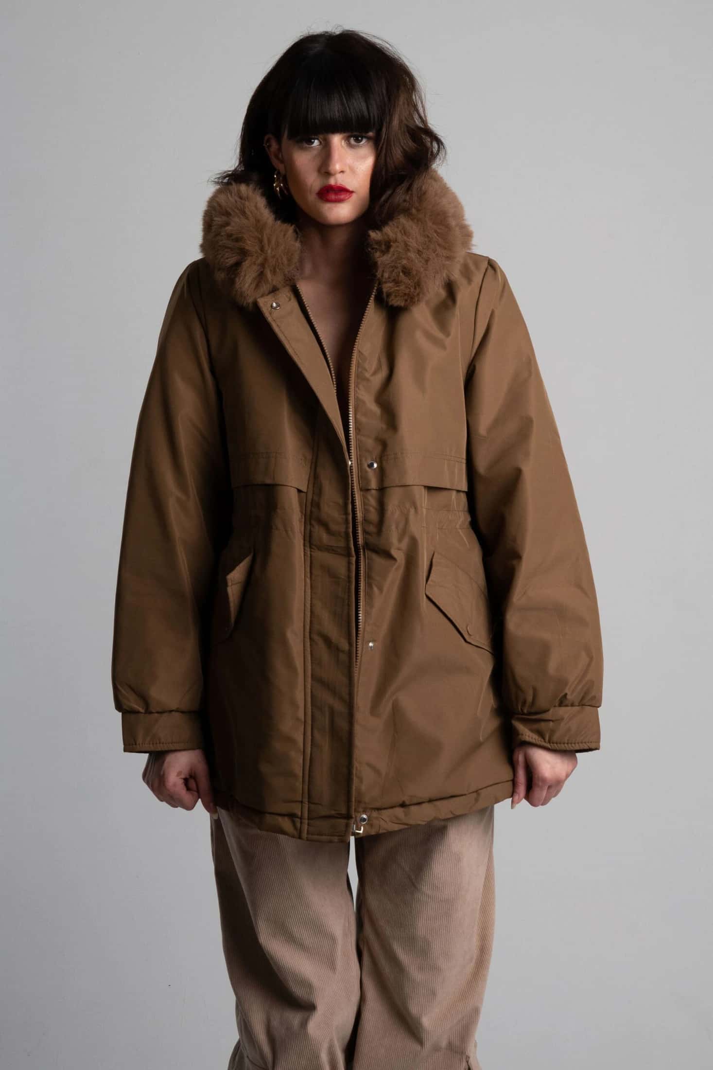Chaqueta Parka Café