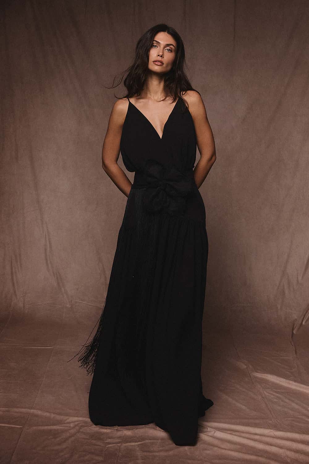 Vestido versalles negro