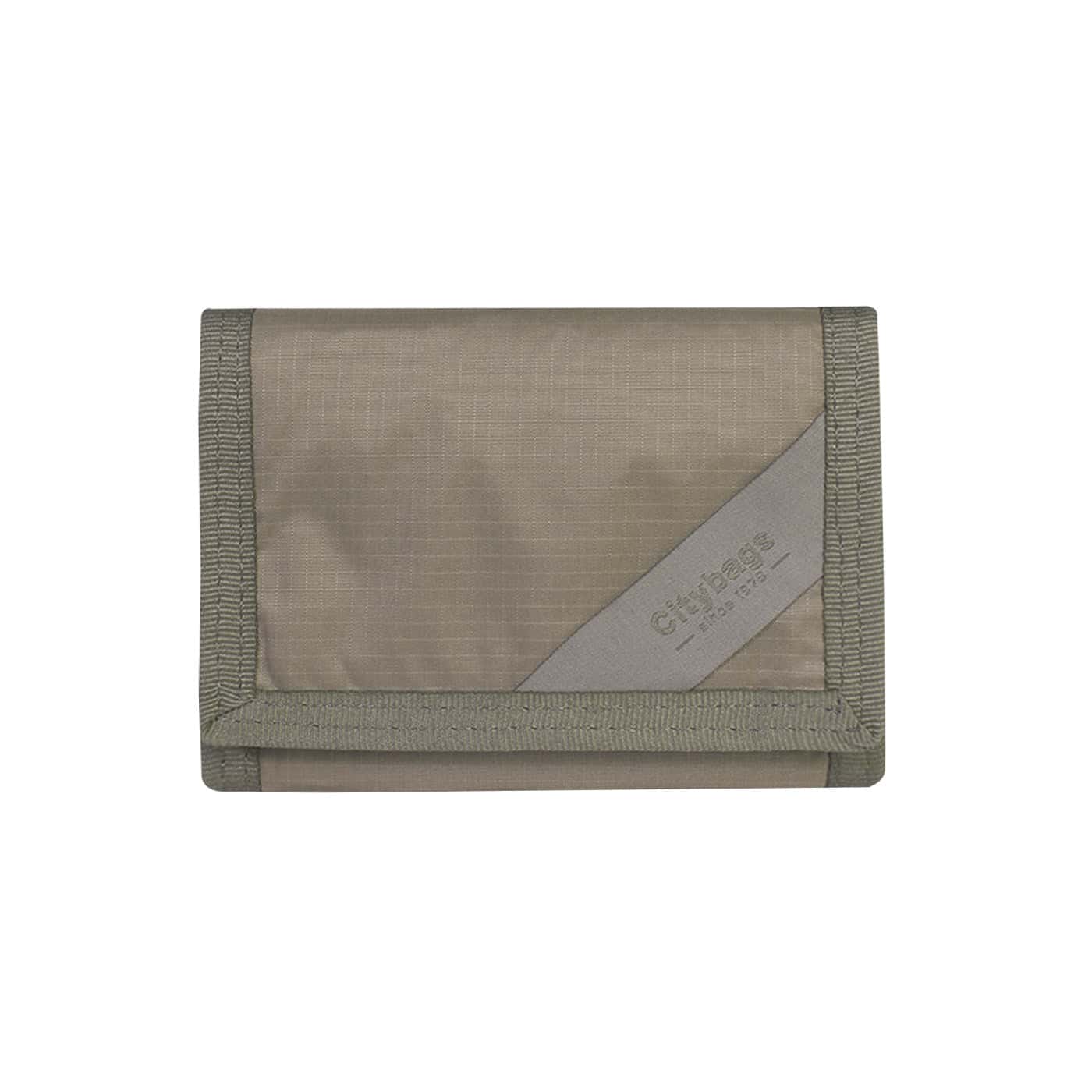 Billetera Clásica Beige Velcro