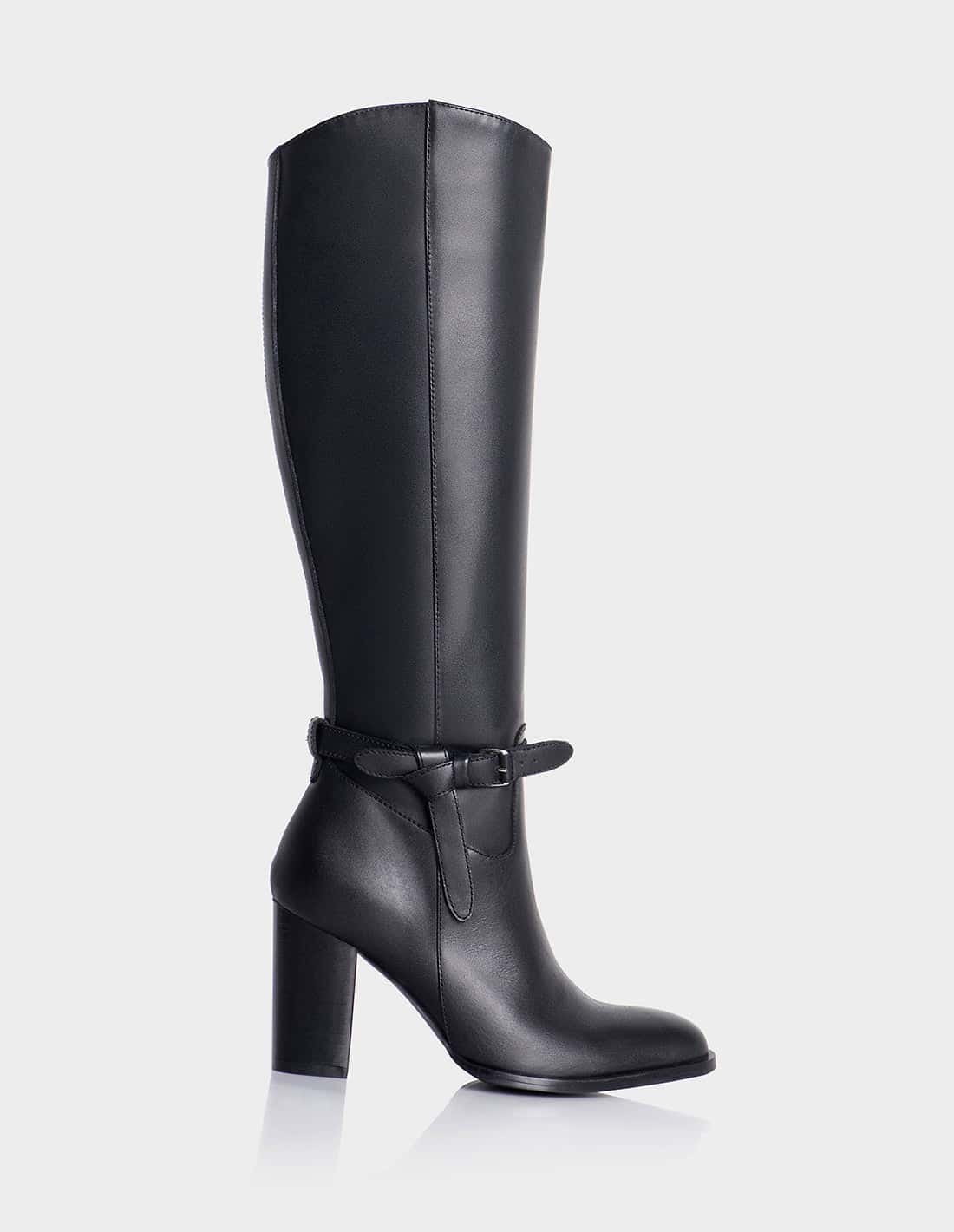 Bota Parma Cuero Negro - miniatura 1