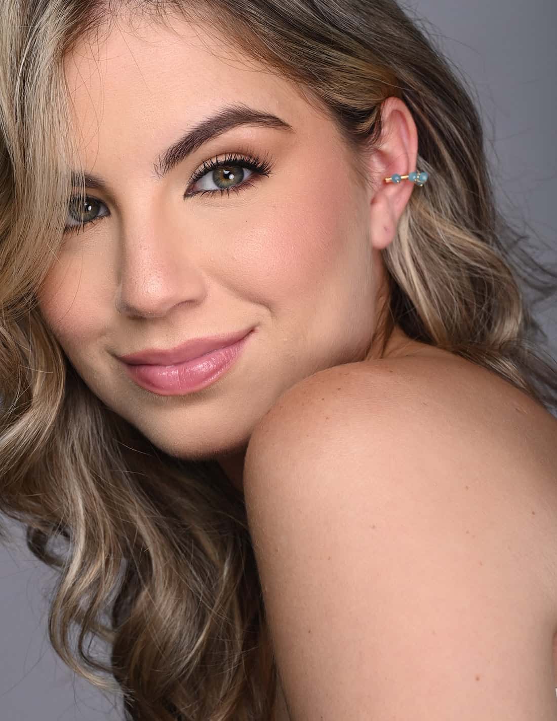 Ear Cuff Jazmin Turquoise