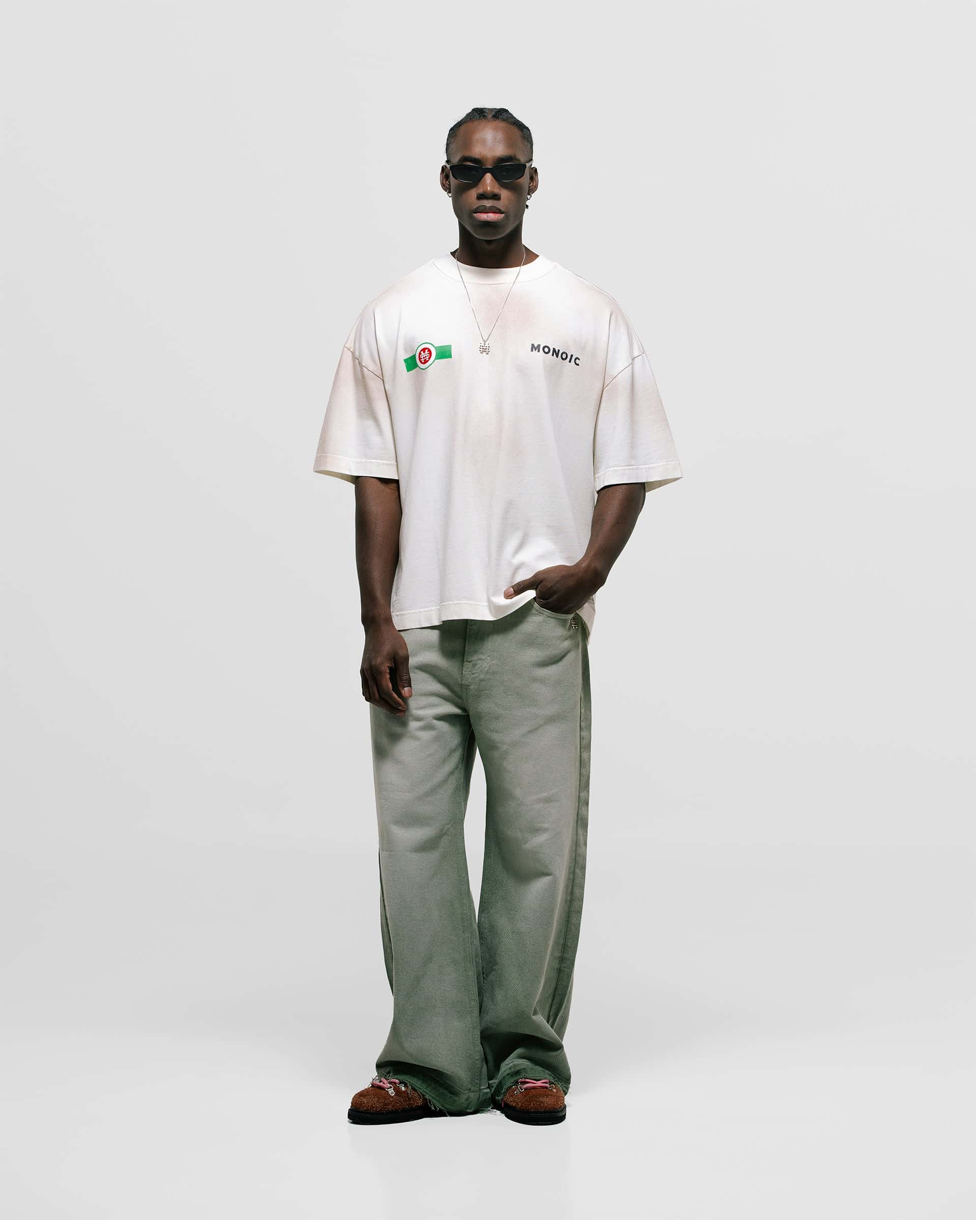 Camiseta Boxy Fit Martini - Blanco Hueso (Egret) - miniatura 5