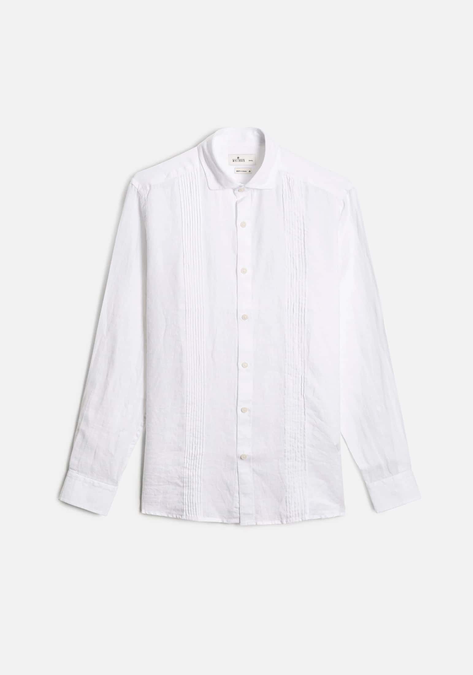 Camisa H Cachao Guayabera Blanco