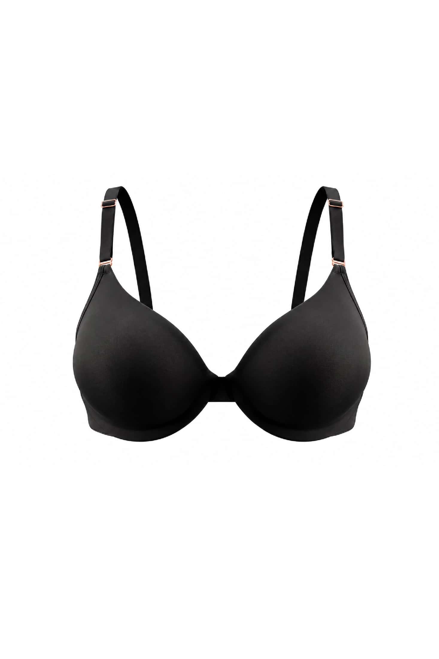 BRASIER ELLIPSE CON ARO INVISIBLE GLOWY & SILKY NEGRO - miniatura 3